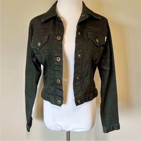 UFC Ultimate Fighting Championship Official Merch Denim Coat Black Medium - Picture 2 of 6